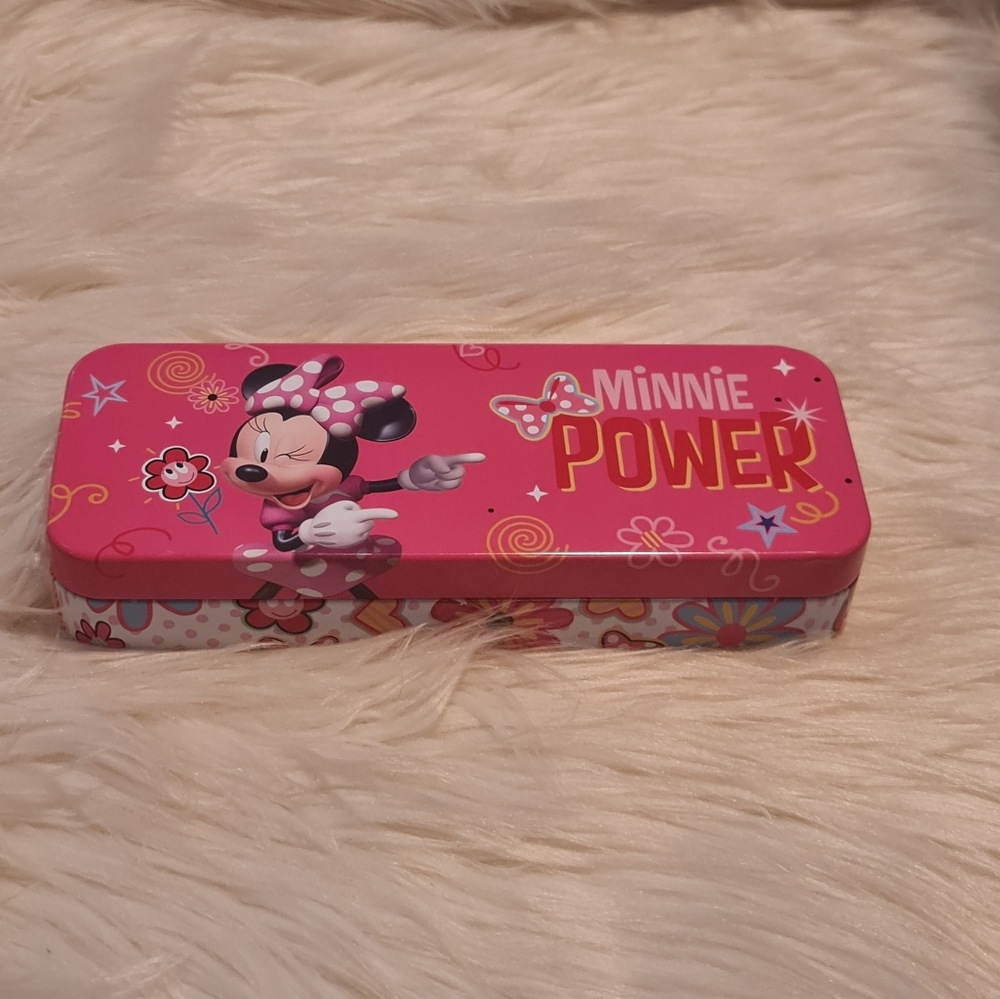 Disney Minnie Mouse Metal Pen Pencil Case